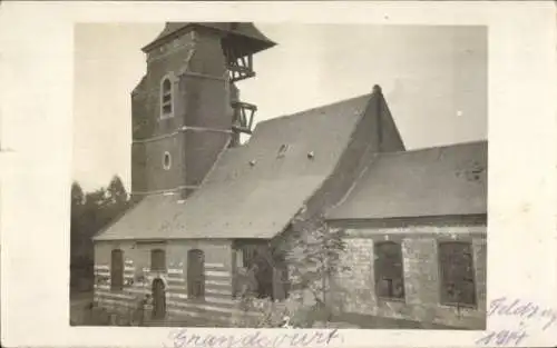 Foto Ak Grandcourt Seine-Maritime, Feldzug 1914