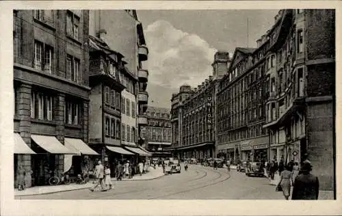 Ak Strasbourg Straßburg Elsass Bas Rhin, Straße des 19. Juni