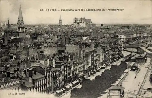 Ak Nantes Loire Atlantique, Panorama