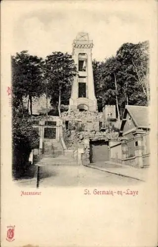 Ak Saint Germain et Laye Yvelines, Aufzug