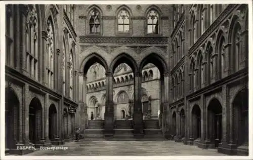 Ak Hansestadt Bremen, Börsenpassage