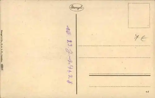 Ak Kolberg Kołobrzeg Pommern, Kaiserplatz, Fontäne