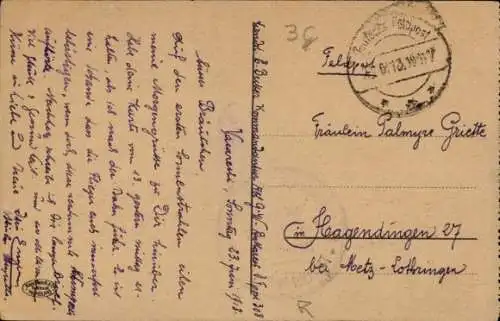 Ak București Bukarest Rumänien, Rahova-Gasse