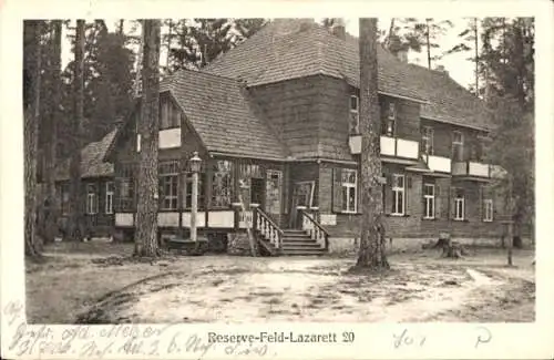 Ak Schwefelbad Kurland Lettland, Reserve-Feld-Lazarett 20