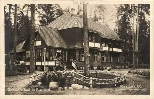 Ak Schwefelbad Kurland Lettland, Res. Lazarett 20, Sanatorium