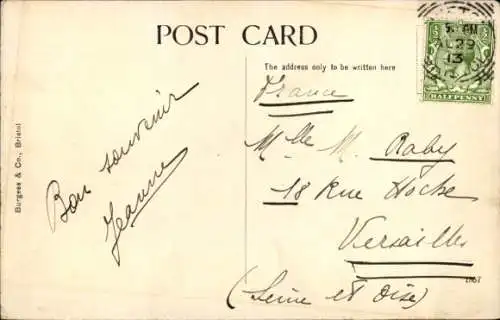 Ak Bristol Südwestengland, Clifton-Suspension-Bridge