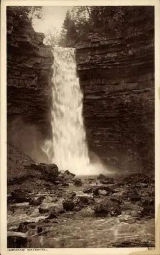 Ak Leyburn Yorkshire England, Hardraw-Wasserfall