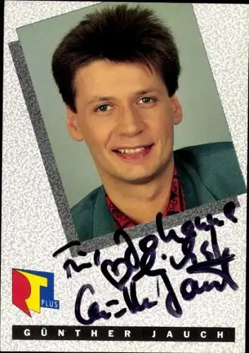 Ak Schauspieler Günther Jauch, Portrait, Autogramm, RTL plus