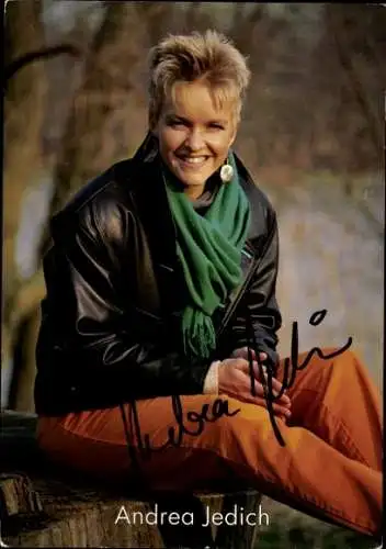 Ak Schauspielerin Andrea Jedich, Portrait, Autogramm