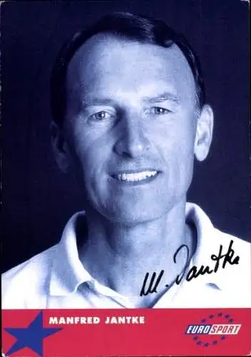 Ak Schauspieler Manfred Jantke, Portrait, Autogramm, Euro Sport