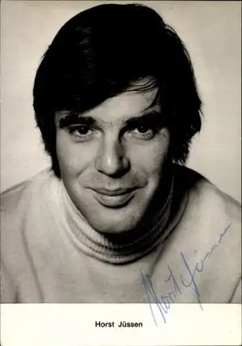 Ak Schauspieler Horst Jüssen, Portrait, Autogramm