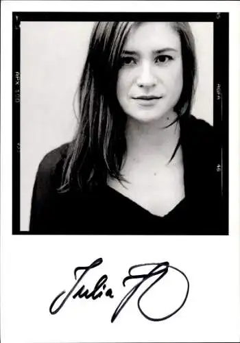 Ak Schauspielerin Julia Jentsch, Portrait, Autogramm