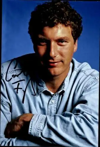 Ak Schauspieler Carsten Fuss, Portrait, Autogramm, Sportreporter