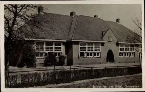 Ak Groenekan Utrecht Niederlande, Schule mit der Bibel