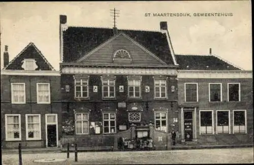 Ak Maartensdijk Utrecht Niederlande, Rathaus