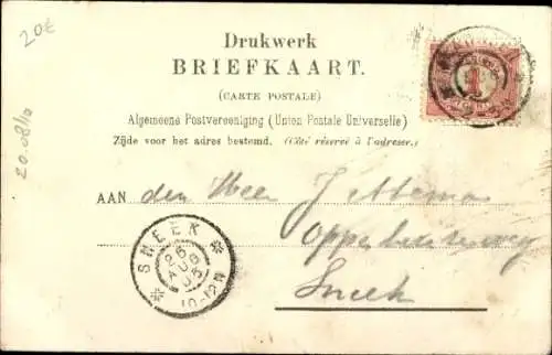 Ak Maarssen Utrecht, Hebebrücke