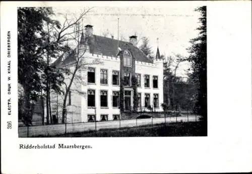 Ak Maarsbergen Utrecht Niederlande, Ridderhofstad