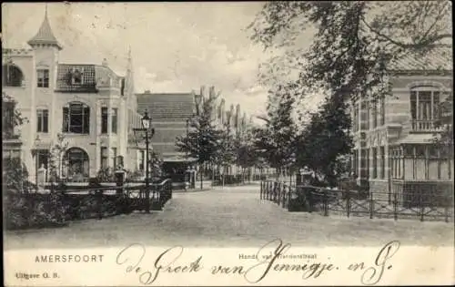 Ak Amersfoort Utrecht Niederlande, Blick in die Straße, Wohnhäuser