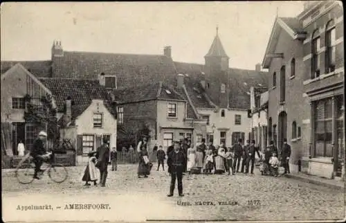 Ak Amersfoort Utrecht Niederlande, Appelmarkt