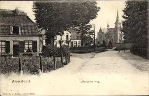 Ak Amersfoort Utrecht Niederlande, Utrechtsche Weg, Kirche