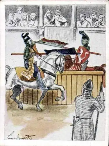 Sammelbild Scherz und Ernst im Volksmund Bild 153, Im Stiche lassen