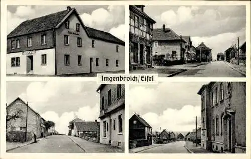 Ak Imgenbroich Monschau Montjoie in der Eifel, Gasthaus Kaisersaal, Ortsansichten