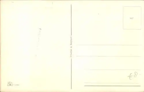 Ak Glückwunsch Ostern, Hase trägt Ostereier