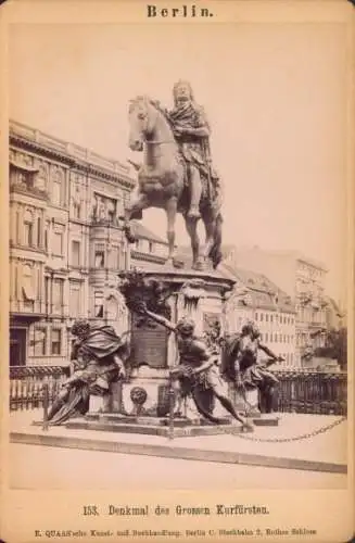Kabinett Foto Berlin Mitte, Denkmal des Großen Kurfürsten
