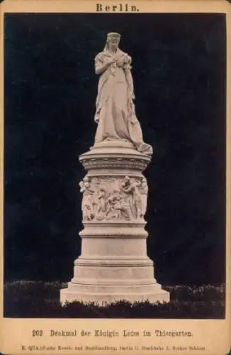 Kabinett Foto Berlin Tiergarten, Denkmal der Königin Luise