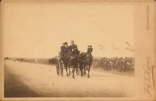 Kabinett Foto Groningen Niederlande, Niederländischer Adel ?, Kutsche