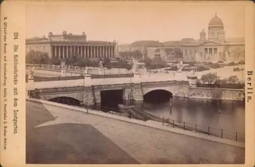 Kabinett Foto Berlin Mitte, Schlossbrücke mit Lustgarten