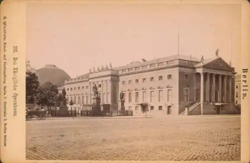 Kabinett Foto Berlin Mitte, Das Königliche Opernhaus