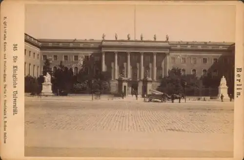 Kabinett Foto Berlin Mitte, Die Königliche Universität