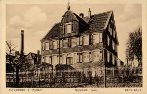 Ak Remscheid im Bergischen Land, Altbergisches Haus, Villa