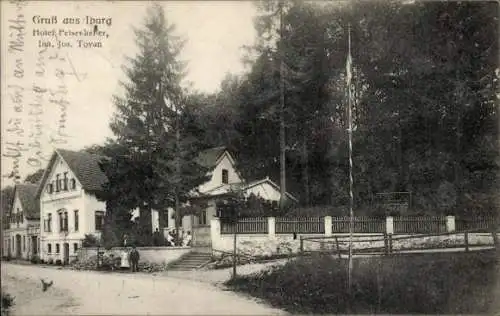 Ak Bad Iburg am Teutoburger Wald, Hotel Felsenkeller