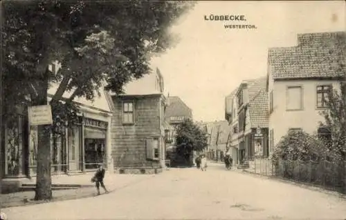 Ak Lübbecke in Westfalen, Westertor