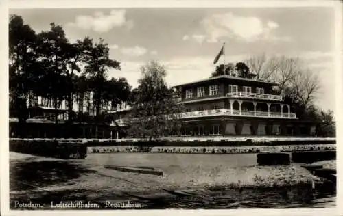 Ak Potsdam, Luftschiffhafen, Regattahaus