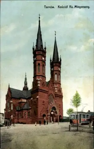 Ak Tarnów Tarnau Polen, Kosciol Ks. Missionare