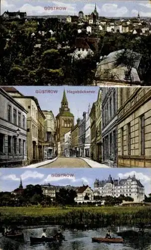 Ak Güstrow in Mecklenburg, Hageböckerstraße