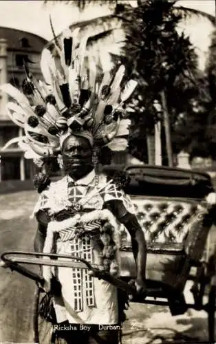 Ak Durban Südafrika, Ricksha-Boy
