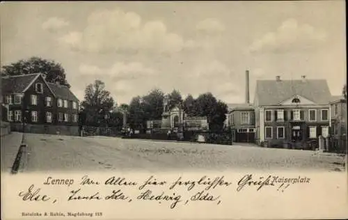 Ak Lennep Remscheid im Bergischen Land, Kaiserplatz