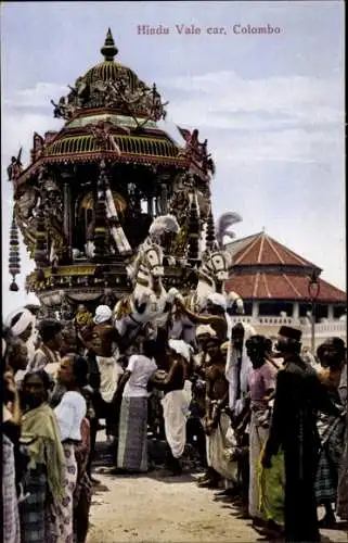 Ak Colombo Ceylon Sri Lanka, Hindu Festival, Hindu Vale Auto