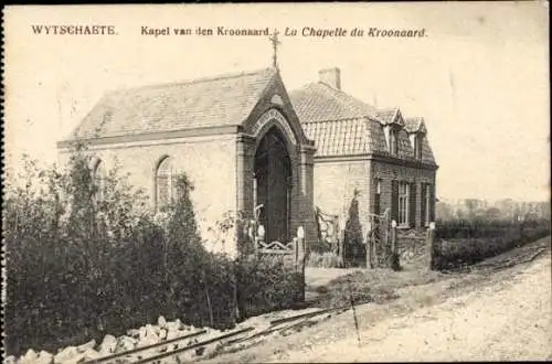 Ak Wytschaete Westflandern, La Chapelle du Kroonaard