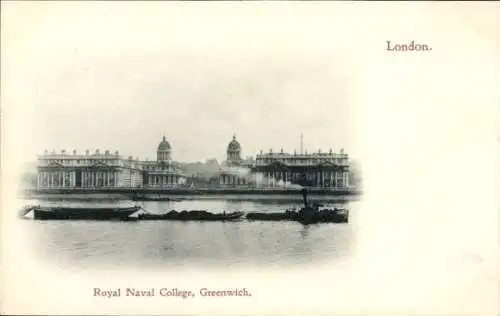 Ak Greenwich London England, Royal-Naval-College