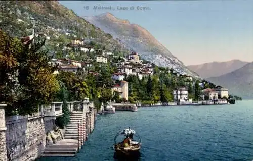 Ak Moltrasio Lago di Como Lombardia, Gesamtansicht