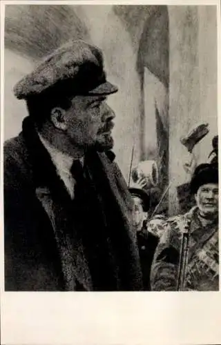 Künstler Ak Kibrik, E. A., Wladimir Iljitsch Lenin