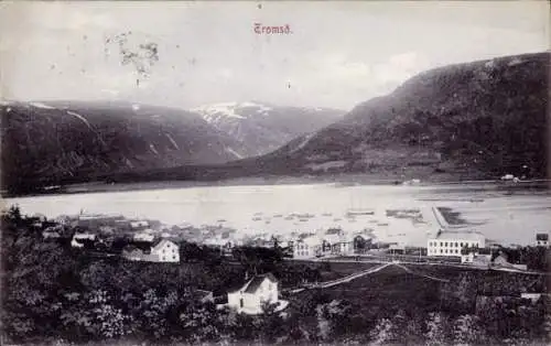 Ak Tromsø Tromsö Norwegen, Panorama