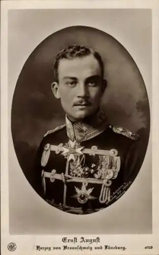 Ak Herzog Ernst August von Braunschweig und Lüneburg, NPG 4703