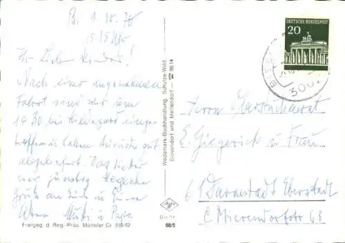 Ak Bissendorf Wedemark in Niedersachsen, Fliegeraufnahme
