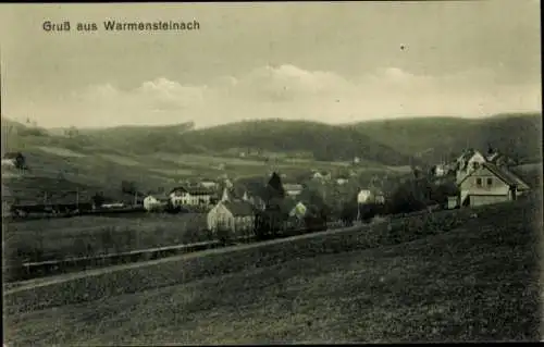 Ak Warmensteinach Oberfranken Bayern, Panorama